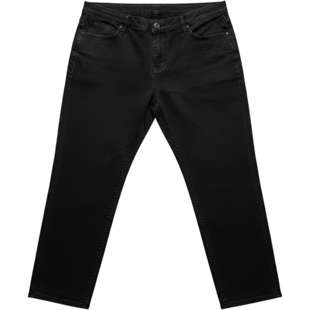 Avenue Denim Jeans Womens 20P Petite Black Dark Wash Skinny Stretch Denim Pants